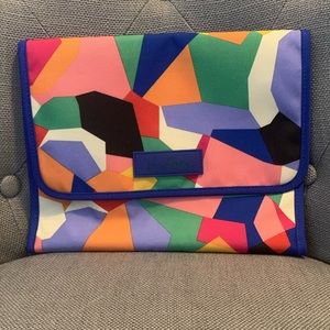 NWOT Vera Bradley Stow & Go Travel Jewelry/Beauty/Storage Folio, Pop Art Pattern